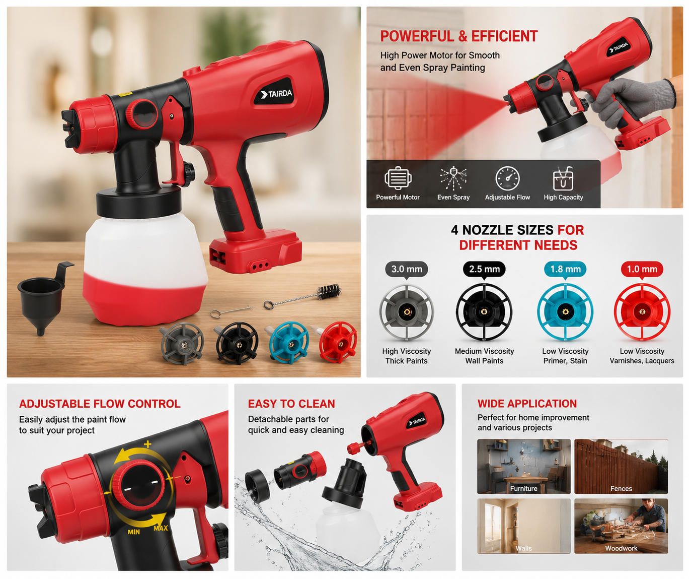 Portable Electric Spray Paint Gun