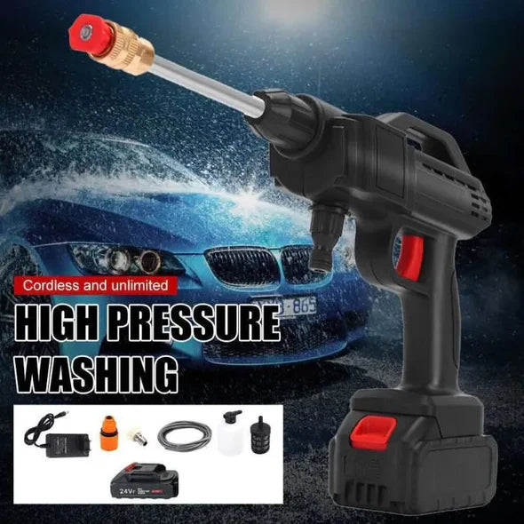 High-Pressure Water Sprayer – Cordless Portable Electric Washer Gun